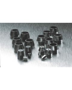 Perkin Elmer Graphite Ferrules, 1/16in Nut Size, 1/16in I.D., Pkg 10 - PE (Additional S&H or Hazmat Fees May Apply)
