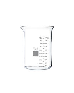Corning Beaker, Reusable, Corning, PYREX, Griffin, Glass, Dual White