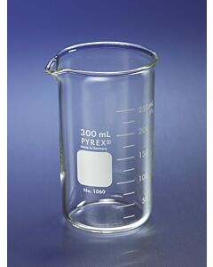 Corning PYREX Tall-Form Berzelius Beakers with Spout, Graduated; 02546G; 1060-1L