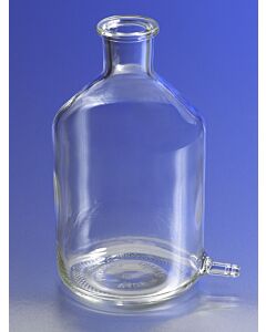 Corning Bottle, Aspirator, PYREX, With tubulation, Serrated outlet; 029721; 1220-2X