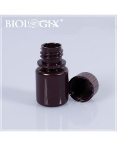Biologix Biologix 15ml Pp Wide-Mouth Bottles. Pp. Brown. Autoclavable.1200/Case