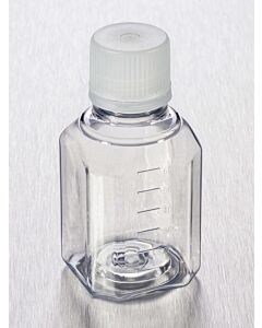 Corning PET Storage Bottles, Octagonal, Sterile, Capacity: 60 mL,