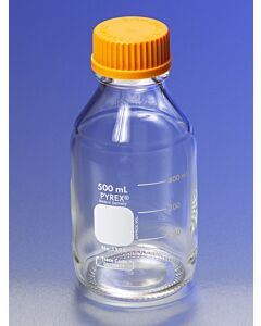 Corning Bottle, Media/Solution, Corning, PYREX, Autoclavable, Polypropylene; 064141E; 1395-2L