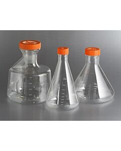 Corning PETG Baffled Erlenmeyer Flask with Vent Cap, Capacity: 2; 0644325; 431281