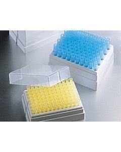 Corning Universal Fit Pipet Tips: Racked, Nonsterile, 1-200uL; Yellow; 07200302; 4865