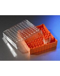 Corning Cryogenic Vial Storage Boxes, Tube Array: 10 x 10, Height:; 07200617; 431121