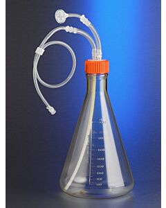 Corning Polycarbonate Erlenmeyer Flasks with Dip Tube; 07201003; 11460