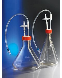 Corning Closed Systems Erlenmeyer Flasks, Capacity: 3000 mL, 101.44