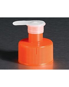 Corning Universal CellSTACK Caps, Closure Color: Orange, Closure