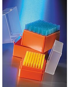 Corning Universal Fit Hinged Rack Pipet Tips, Nonsterile, Yellow; 07201760; 4710