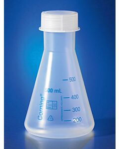 Corning Reusable Plastic Erlenmeyer Flasks with Red Graduations; 07202115; 4990P-50
