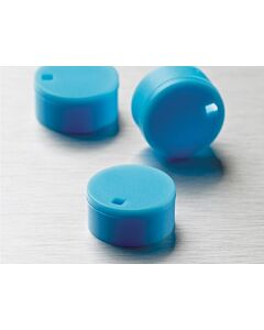 Corning Color-Coded Cap Inserts, Closure Color: Blue, Polypropylene,