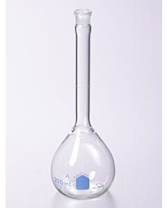 Corning PYREX VISTA Class A Volumetric Flasks with Glass Standard