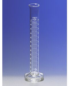 Corning PYREX Class A Graduated Cylinders with Double Metric Scale; 0854911A; 3023-25