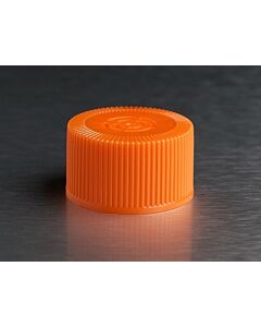 Corning 33mm Caps, HDPE, Closure Color: Orange, Closure Type: Screw; 0976226; 3968