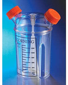Corning 1L and 3L Disposable Plastic Spinner Flasks, Closure Type: