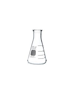 Corning PYREX Narrow Mouth Heavy-Duty Glass Erlenmeyer Flask; 10040D; 4980-125