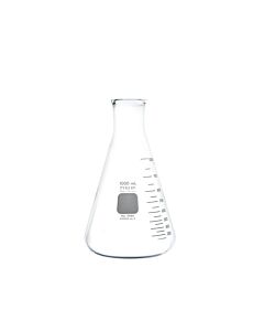 Corning PYREX Narrow Mouth Heavy-Duty Glass Erlenmeyer Flask, Capacity: