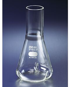 Corning PYREX Delong Shaker Erlenmeyer Flask with Baffles, 125 mL,
