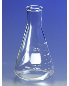 Corning PYREX Filtering Flask without Sidearm Tubulation, Capacity: