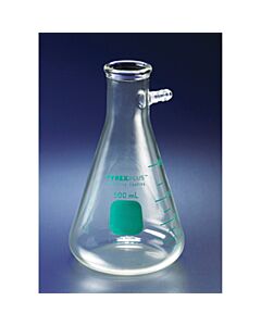 Corning Flask, Filtering, PYREXPLUS, Borosilicate glass, PVC coating; 10180N; 65340-4L