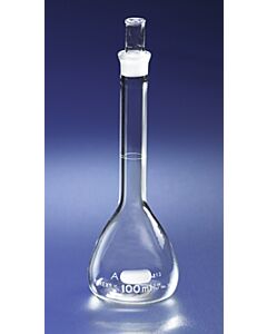 Corning PYREX Class A Volumetric Flasks without Stoppers; 102101B; 5640-10FO