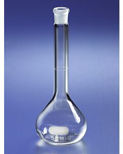 Corning PYREX Class A Volumetric Flask with Polyethylene Standard; 102105B; 5642-50