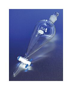 Corning Funnel, Separatory, PYREX, Squibb type, Pear-shaped, Capacity: