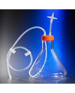 Corning 3L Polycarbonate Erlenmeyer Flask with 1/4 Dip Tube Male