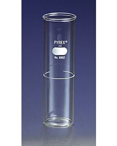 Corning PYREX Cloud and Pour Point Jar, Glass, Diameter: 1.3 in.,