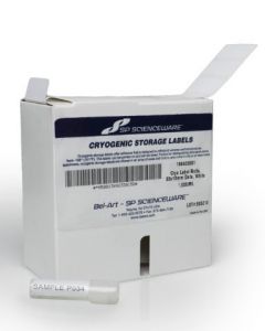 Bel-Art Cryo Labels Rolls, 33x13mm Labels, White , Qty(1)