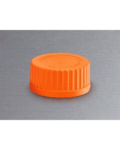 Corning Linerless Screw Caps, Autoclavable: Autoclavable, Orange; 13700415; 1397-80LTC