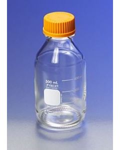 Corning 1395-1l Media Storage Bottle, 1 L Volume, 100 To 900 Ml Graduation, Screw Cap Lid, Borosilicate