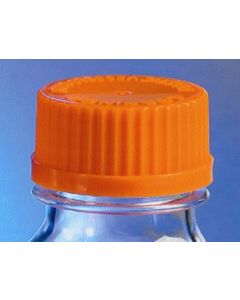 Corning Gl45 Orange Polypropylene Screw Cap With Plug Seal