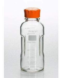 Corning Pyrex 125ml Round Media Storage Bottles, With Gl45 Screw Cap