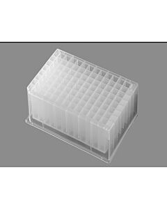 Corning Axygen Storage Microplates, Clear, Lid: Without Lid, Polypropylene; 14222225; P-2ML-SQ-C-S