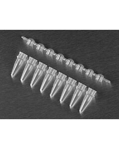 Corning Axygen 8-Strip PCR Tubes, 0.2 mL, Clear, Cap Type: Domed,