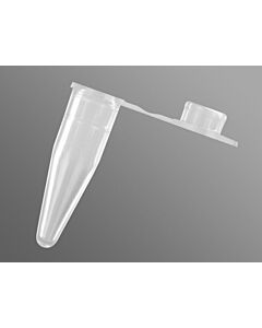 Corning Axygen PCR Tubes with 0.5 mL Flat Cap, Clear, Maxymum Recovery
