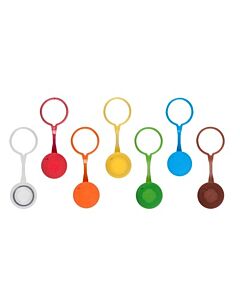 Corning Axygen Screw Caps with O-rings, Yellow, Non-sterile, Format:; 14222501; SCO-LP-Y