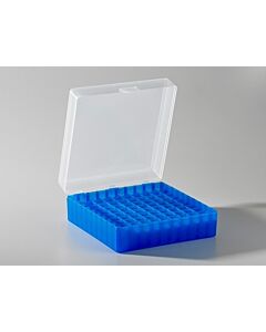 Corning Axygen Storage Boxes, Blue, Quantity: Case of 5, Capacity: