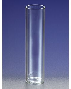 Corning PYREX Disposable Rimless Flat-Bottom Glass Tubes, Capacity: