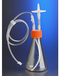 Corning 500mL Polycarbonate Erlenmeyer Flask with 1/8 in. Dip Tube,