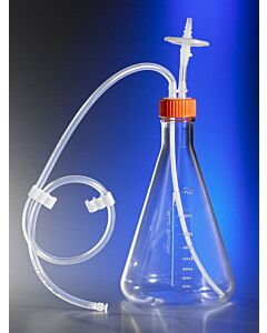 Corning Polycarbonate Erlenmeyer Flask with Dip Tube, Male Luer Lock; 15100153; 11465