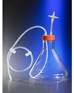Corning Polycarbonate Erlenmeyer Flask with Dip Tube, Male Luer Lock; 15100154; 11495