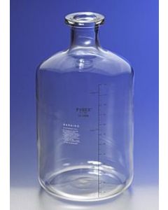 Corning Pyrex 13.25l Solution Carboy With Tooled Neck And Graduations
