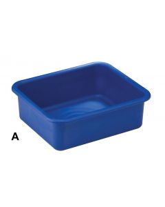 Bel-Art Tray,10 Quart,Round Lip,Blue,Pp