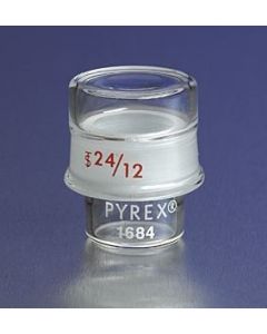 Corning Pyrex 4ml Parr Weighing Bottle With External 24/12 Standard Taper Joint