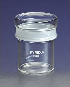 Corning Pyrex 12ml Standard Weighing Bottle With Short Length External 29/12 Standard Taper Joint