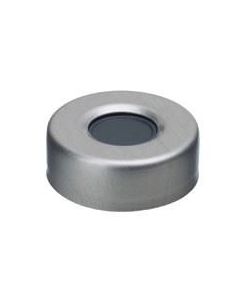 Restek Aluminum Seal W/Septa 20mm Alum. Silver W/Ptfe Gray Butyl; RES-21761