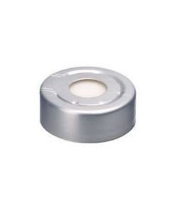 Restek Aluminum Seal W/Septa 20mm Press Rel.Silvr W/Ptfe Silicone